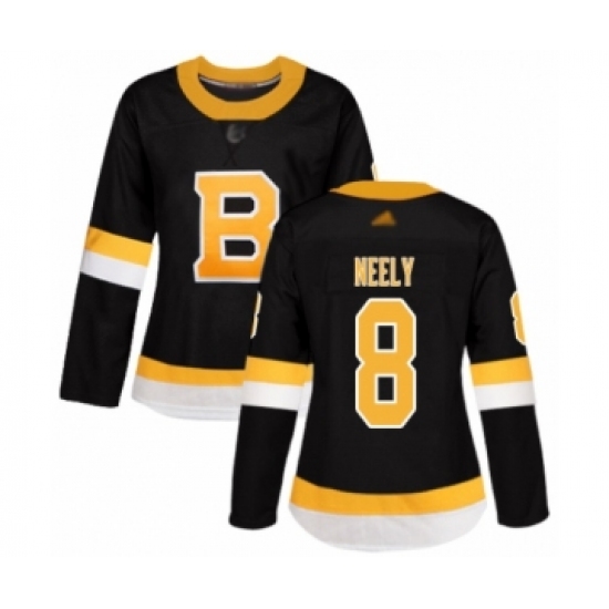 Women's Boston Bruins #8 Cam Neely Authentic Black Alternate Hockey Jersey - Ujersey