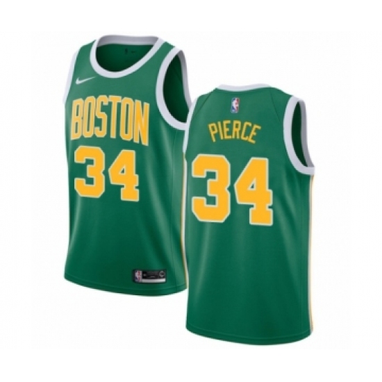 Women's Nike Boston Celtics #34 Paul Pierce Green Swingman Jersey - Earned Edition - Ujersey