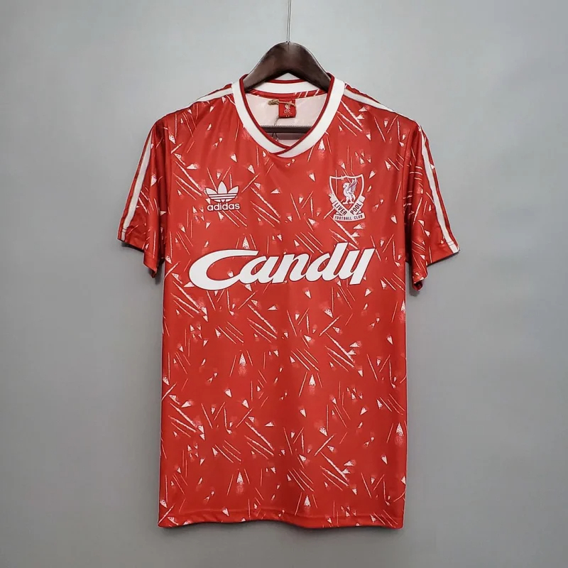 Liverpool Retro Football Jersey Home Custom Shirt 1989-91 - ujerseystore