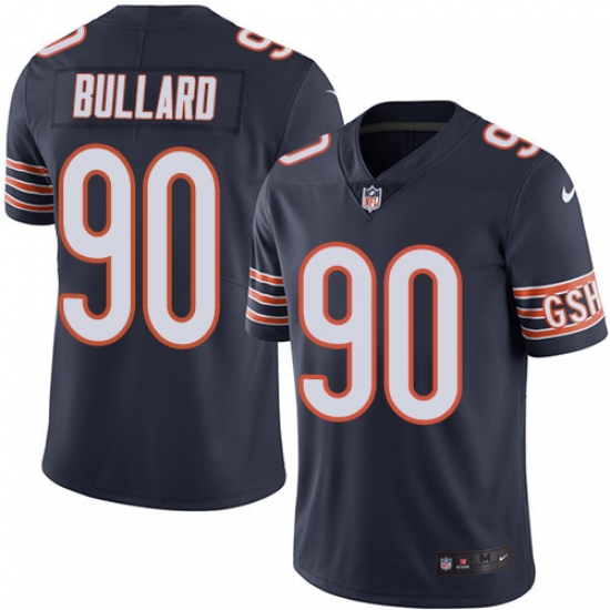 Men's Nike Chicago Bears #90 Jonathan Bullard Navy Blue Team Color Vapor Untouchable Limited Player NFL Jersey - Ujersey