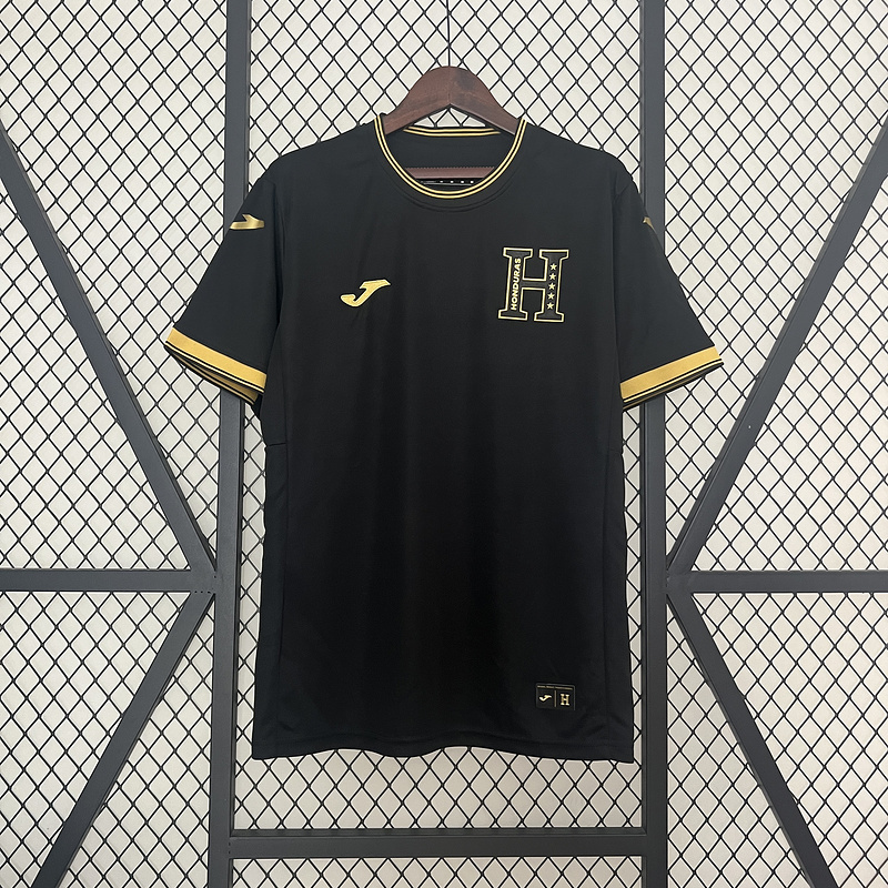 Honduras Soccer Jersey Black Special Edition Custom Shirt 2024 - ujerseystore