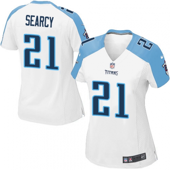 Women's Nike Tennessee Titans #21 Da'Norris Searcy Game White NFL Jersey - Ujersey