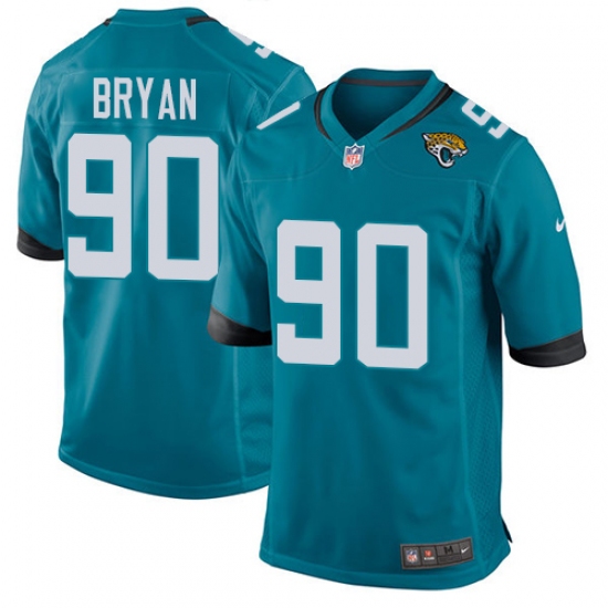 Men's Nike Jacksonville Jaguars #90 Taven Bryan Game Black Alternate NFL Jersey - ujerseystore