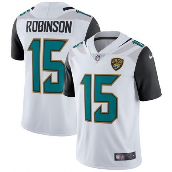 Youth Nike Jacksonville Jaguars #15 Allen Robinson White Vapor Untouchable Limited Player NFL Jersey - Ujersey