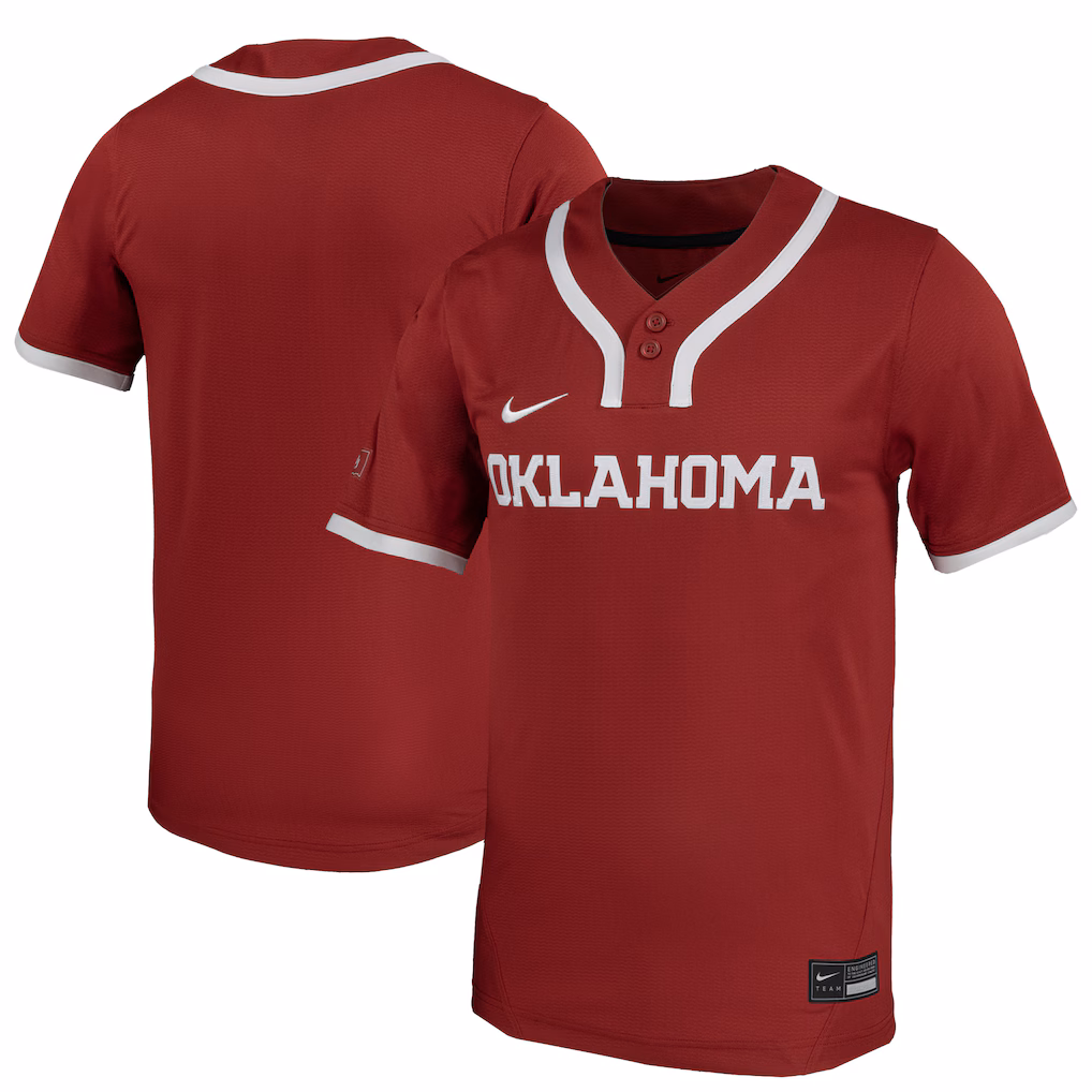 Unisex Nike Crimson Oklahoma Sooners Limited Softball Jersey - Ujersey Shop