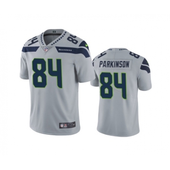 Men's Seattle Seahawks #84 Colby Parkinson Gray Vapor Untouchable Limited Stitched Jersey - Ujersey