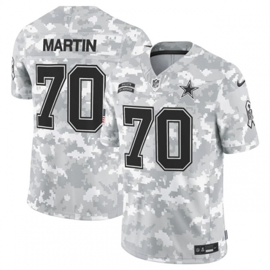 Men's Dallas Cowboys #70 Zack Martin 2024 F.U.S.E Arctic Camo Salute To Service Limited Stitched Football Jersey - Ujersey