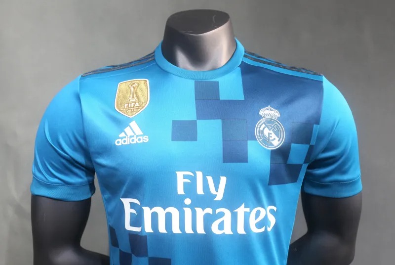 Real Madrid Retro Jersey Third Away Soccer Shirt 2017/18