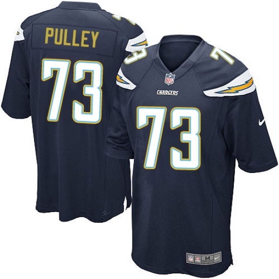 Men's Nike Los Angeles Chargers #73 Spencer Pulley Game Navy Blue Team Color NFL Jersey - Ujersey