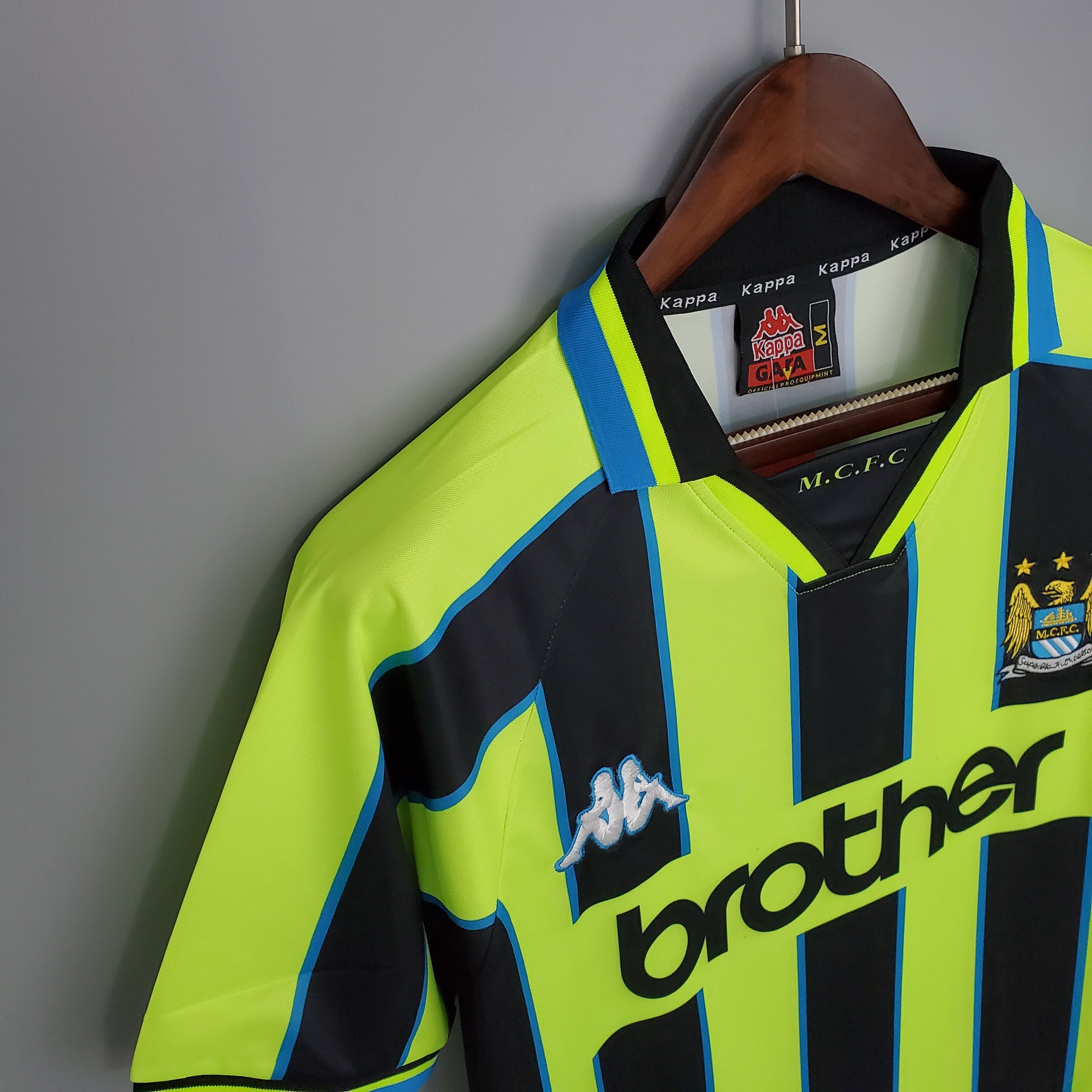 Manchester City Retro Away Football Jersey Shirt 1998/99 - U-jersey