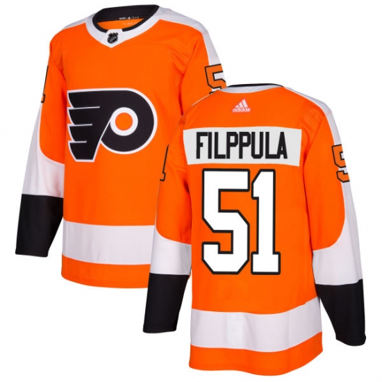 Youth Adidas Philadelphia Flyers #51 Valtteri Filppula Premier Orange Home NHL Jersey - Ujersey