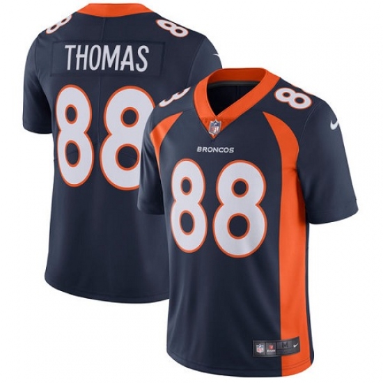 Youth Nike Denver Broncos #88 Demaryius Thomas Navy Blue Alternate Vapor Untouchable Limited Player NFL Jersey - Ujersey