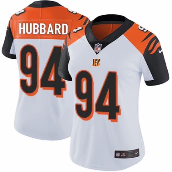 Women's Nike Cincinnati Bengals #94 Sam Hubbard White Vapor Untouchable Limited Player NFL Jersey