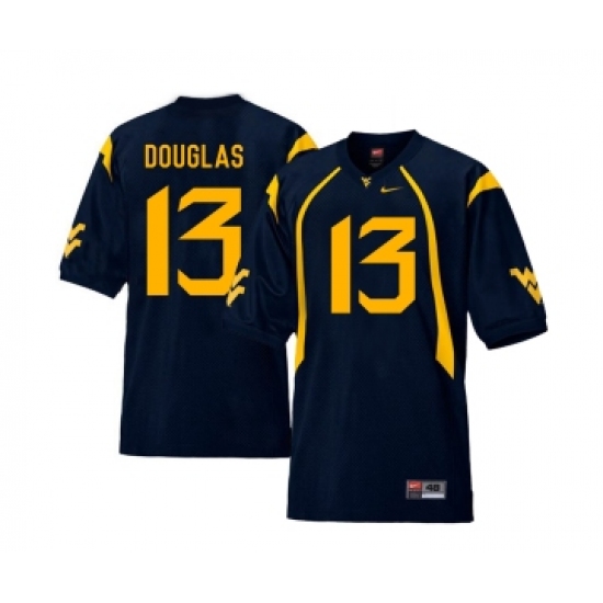 West Virginia Mountaineers 13 Rasul Douglas Navy College Football Jersey - Ujersey