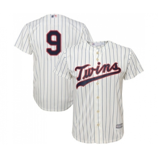 Men's Minnesota Twins #9 Marwin Gonzalez Replica Cream Alternate Cool Base Baseball Jersey - Ujersey