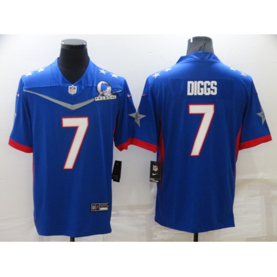 Men's Dallas Cowboys #7 Trevon Diggs Nike Royal 2022 NFC Pro Bowl Limited Player Jersey - Ujersey