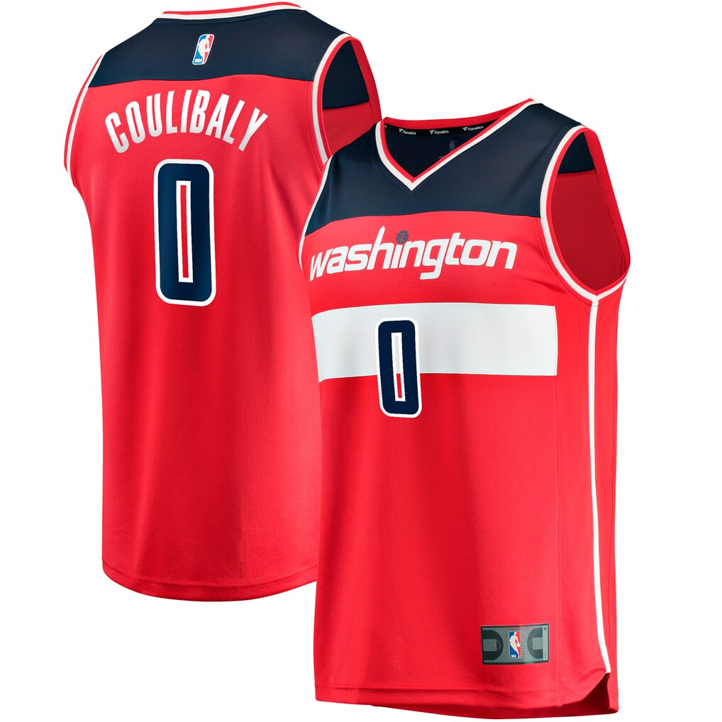Men's Washington Wizards Fanatics Red Fast Break Replica Jersey - Icon Edition