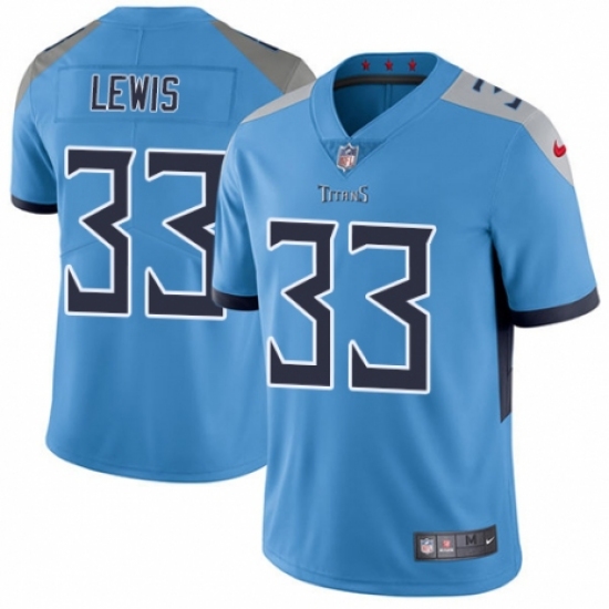 Youth Nike Tennessee Titans #33 Dion Lewis Light Blue Alternate Vapor Untouchable Elite Player NFL Jersey - Ujersey