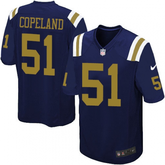 Youth Nike New York Jets #51 Brandon Copeland Limited Navy Blue Alternate NFL Jersey - Ujersey