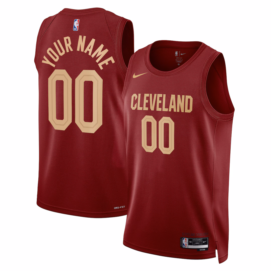 Unisex Cleveland Cavaliers Nike Burgundy Swingman Custom Jersey - Icon Edition - Ujersey