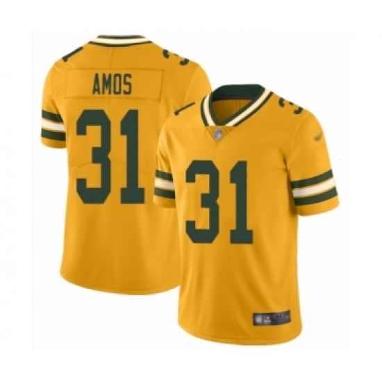 Men's Green Bay Packers #31 Adrian Amos Limited Gold Inverted Legend Football Jersey - Ujersey