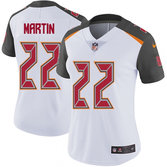 Women's Nike Tampa Bay Buccaneers #22 Doug Martin Elite White NFL Jersey - Ujersey