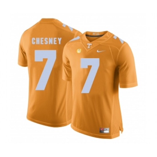 Tennessee Volunteers 7 Kenny Chesney Orange College Football Jersey - Ujersey