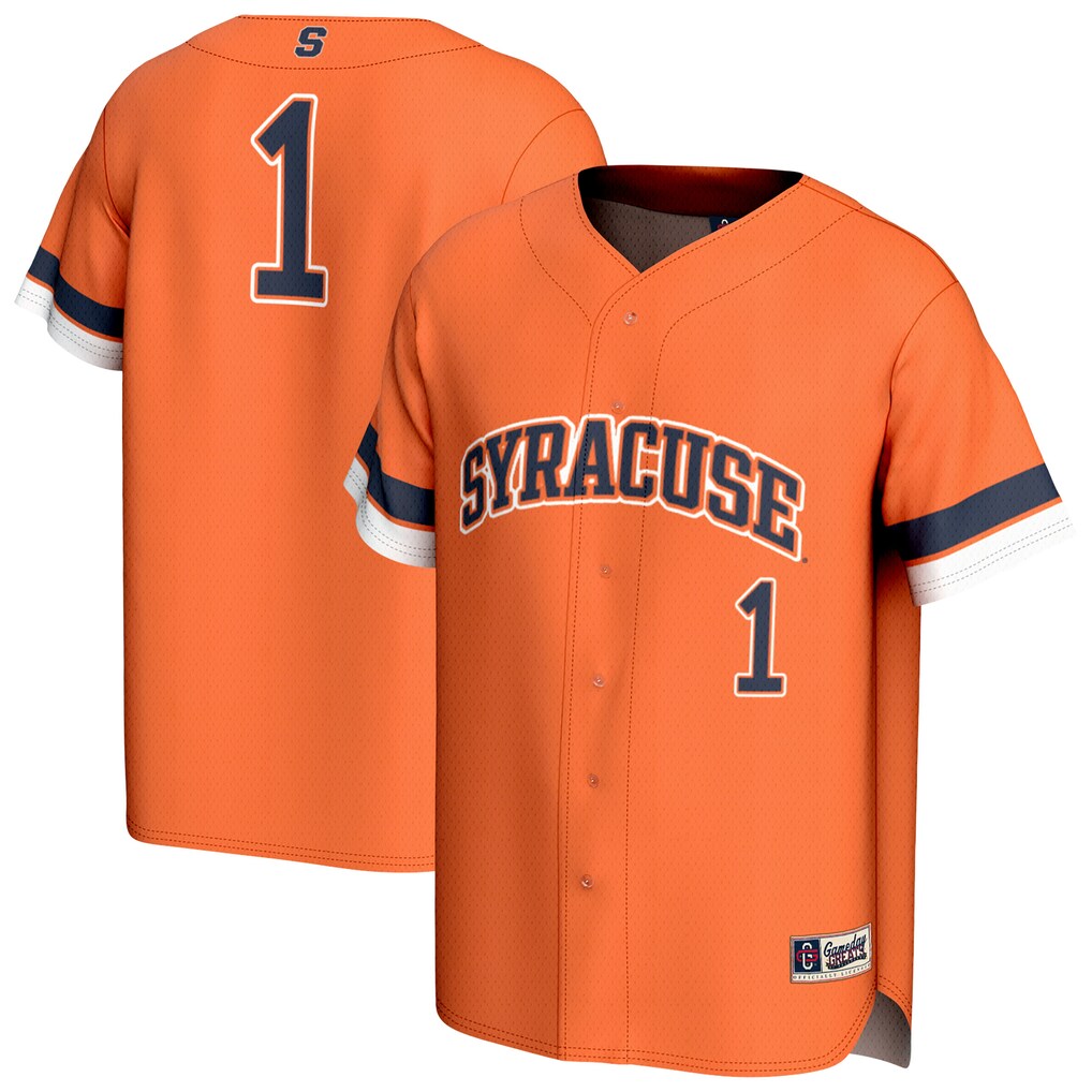 Youth GameDay Greats Orange Syracuse Orange Lightweight Collegiate Baseball Fashion Jersey - Ujersey