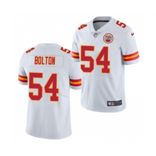 Men's Kansas City Chiefs #54 Nick Bolton White 2021 Draft Limited Stitched Football Jersey - Ujersey