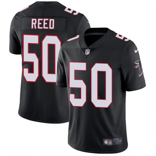 Men's Nike Atlanta Falcons #50 Brooks Reed Black Alternate Vapor Untouchable Limited Player NFL Jersey - Ujersey