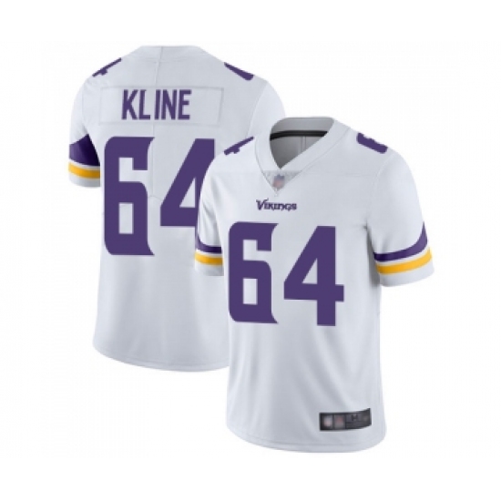 Youth Minnesota Vikings #64 Josh Kline White Vapor Untouchable Limited Player Football Jersey - Ujersey