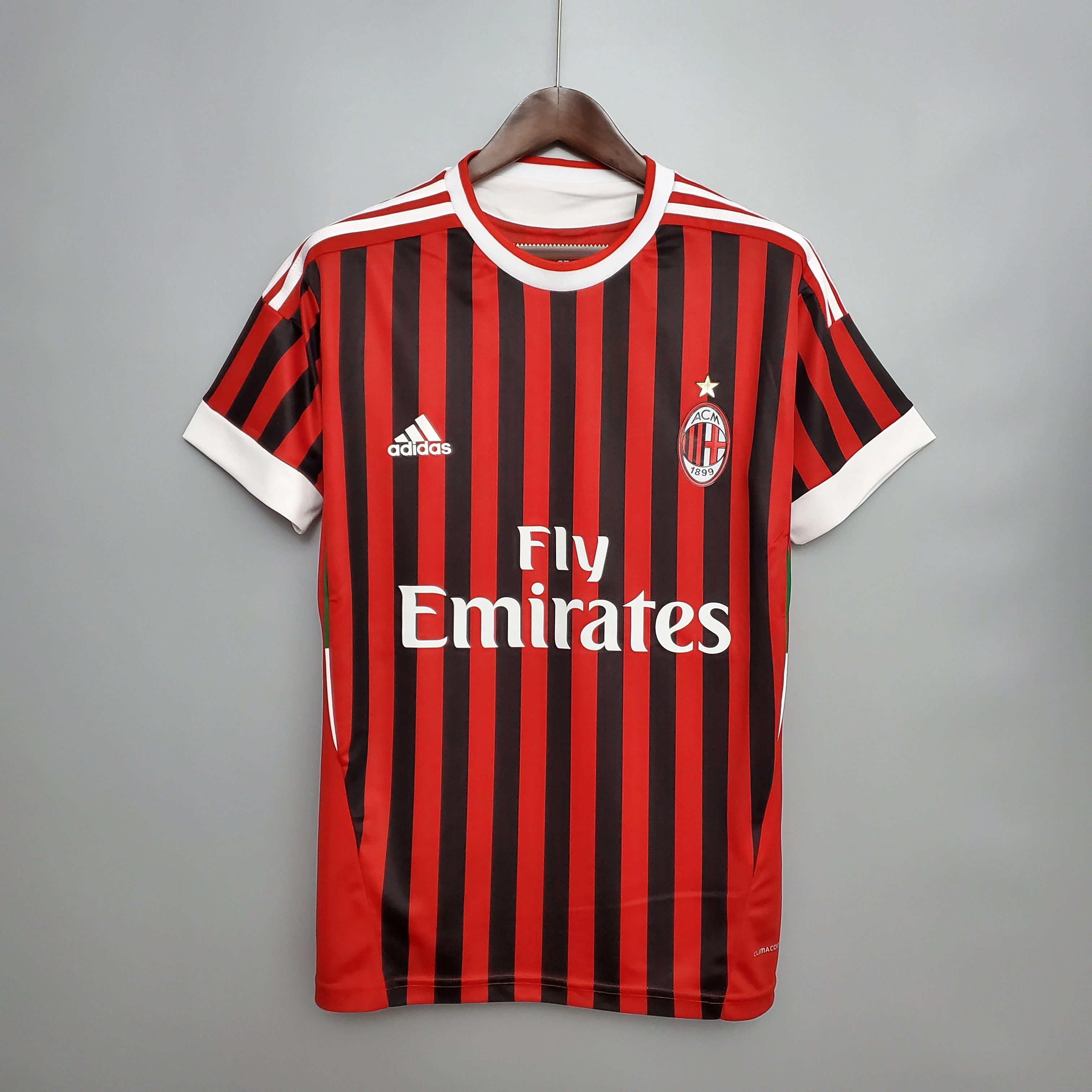 AC Milan Retro Soccer Jersey Home Custom Shirt 2011/12 - Ujersey Shop