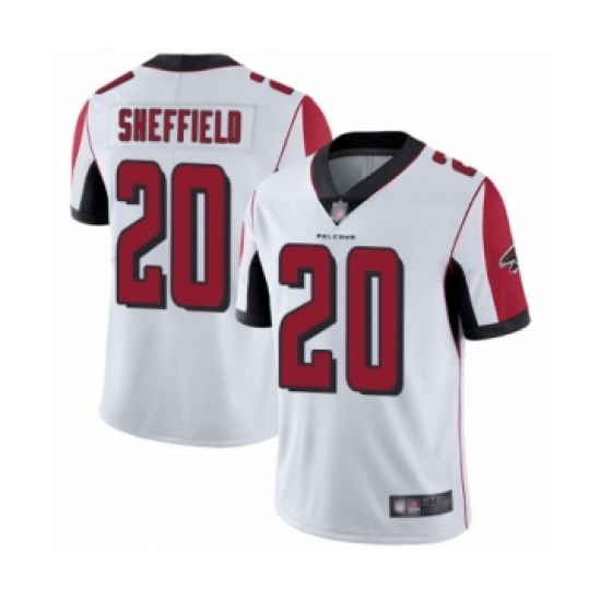 Youth Atlanta Falcons #20 Kendall Sheffield White Vapor Untouchable Limited Player Football Jersey - Ujersey