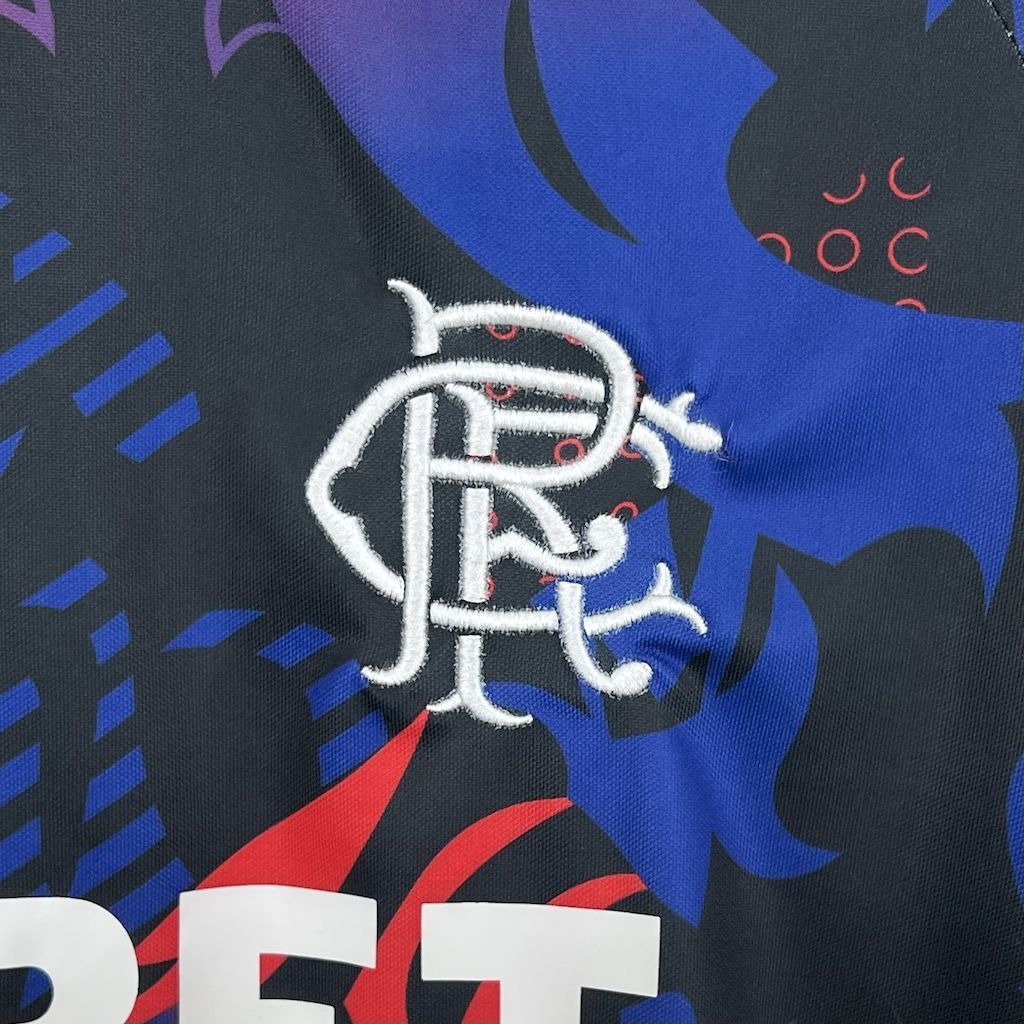 Rangers FC Soccer Jersey Third Away Custom Shirt 2024/25 - ujerseystore
