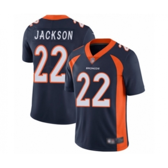 Youth Denver Broncos #22 Kareem Jackson Navy Blue Alternate Vapor Untouchable Limited Player Football Jersey - Ujersey