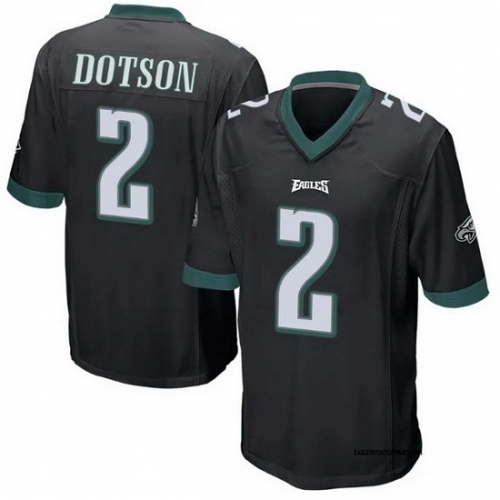 Men's Philadelphia Eagles #2 Jahan Dotson Black 2025 New F U S E Vapor Untouchable Limited Stitched Football Jersey - Ujersey