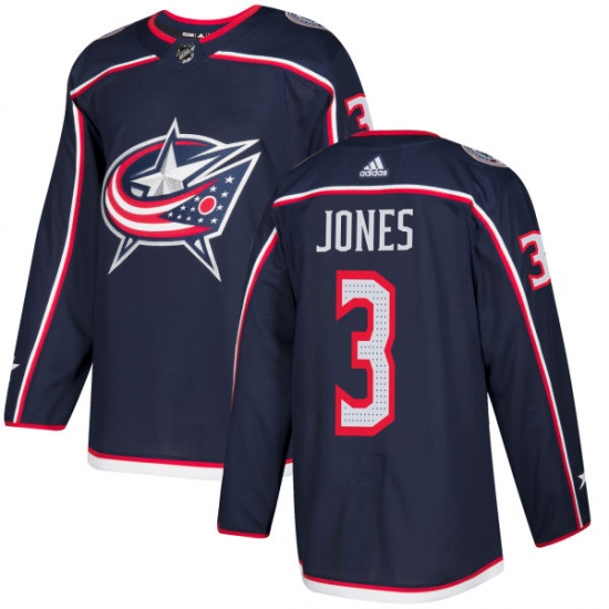 Youth Adidas Columbus Blue Jackets #3 Seth Jones Premier Navy Blue Home NHL Jersey - Ujersey
