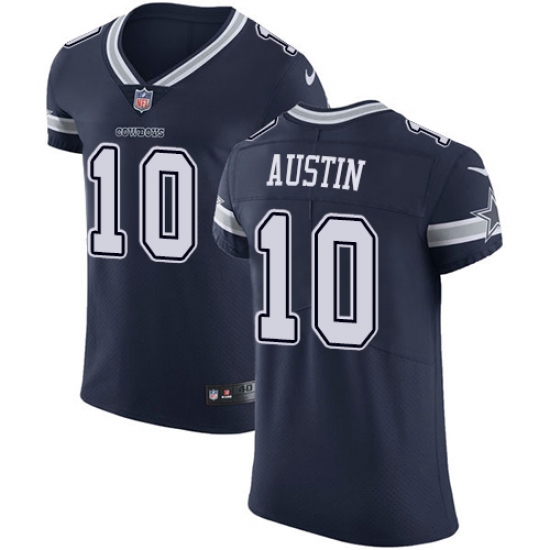 Men's Nike Dallas Cowboys #10 Tavon Austin Navy Blue Team Color Vapor Untouchable Elite Player NFL Jersey - Ujersey
