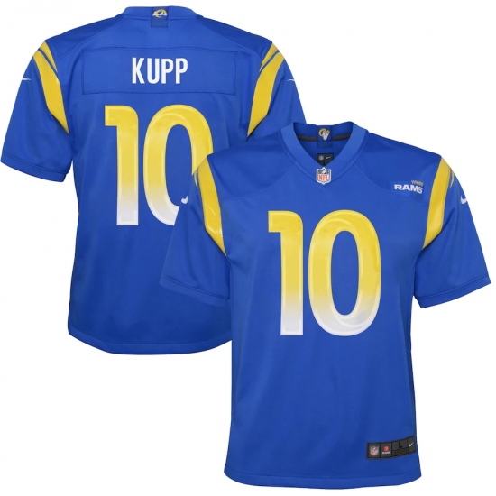 Youth Los Angeles Rams #10 Cooper Kupp Blue Nike Royal Game Jersey.webp - Ujersey