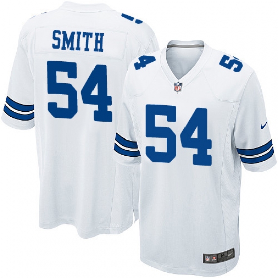 Men's Nike Dallas Cowboys #54 Jaylon Smith Game White NFL Jersey - Ujersey