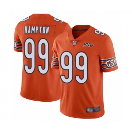 Youth Chicago Bears #99 Dan Hampton Orange Alternate 100th Season Limited Football Jersey - Ujersey