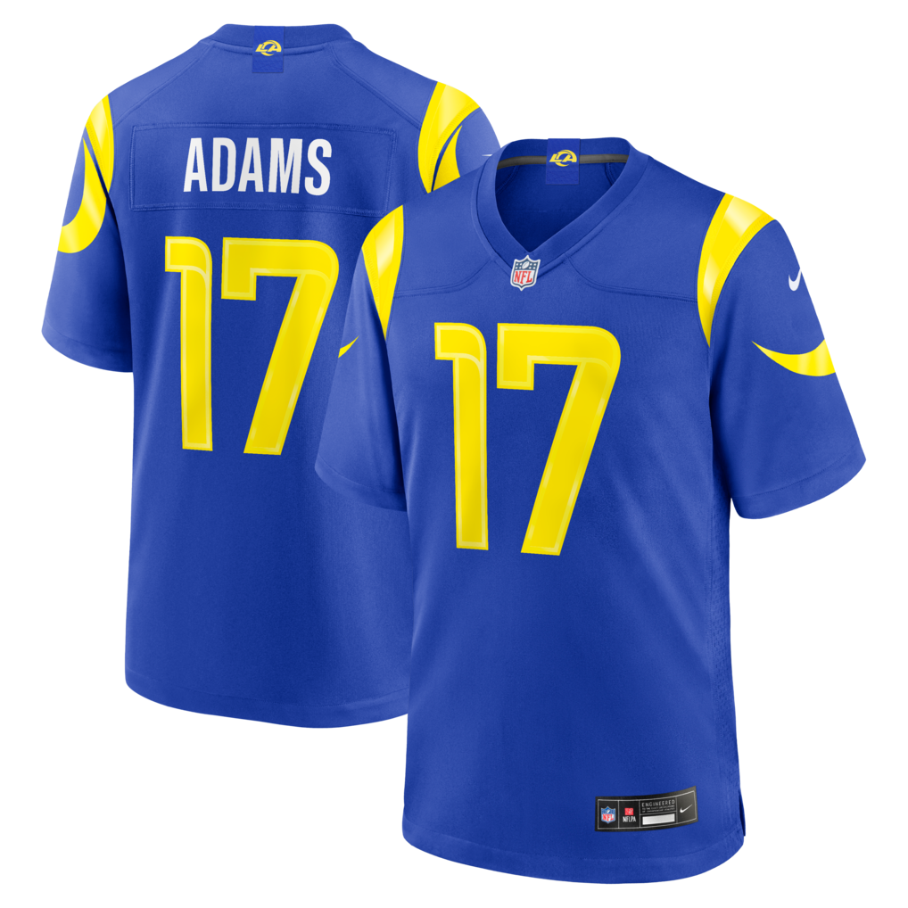 Men's Los Angeles Rams Davante Adams Nike Royal Team Game Player Jersey - U-jersey