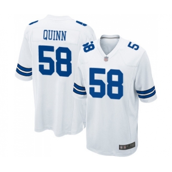 Men's Dallas Cowboys #58 Robert Quinn Game White Football Jersey - Ujersey