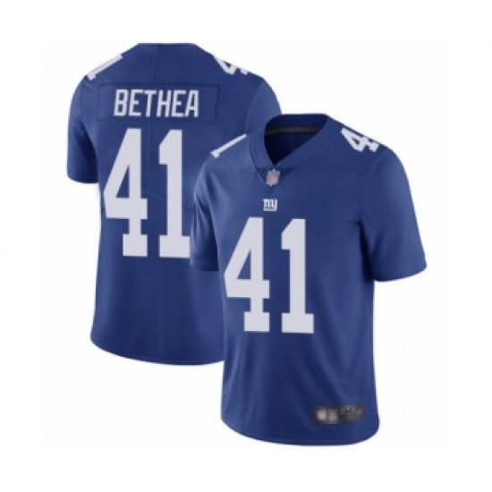 Men's New York Giants #41 Antoine Bethea Royal Blue Team Color Vapor Untouchable Limited Player Football Jersey - Ujersey