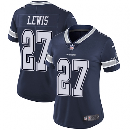 Women's Nike Dallas Cowboys #27 Jourdan Lewis Navy Blue Team Color Vapor Untouchable Limited Player NFL Jersey - Ujersey