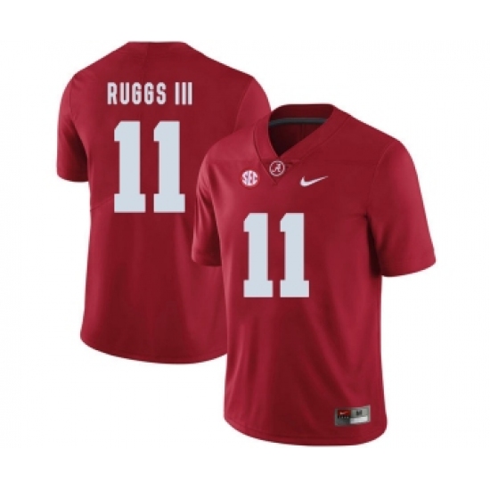 Alabama Crimson Tide 11 Henry Ruggs III Red College Football Jersey