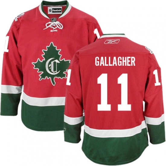 Youth Reebok Montreal Canadiens #11 Brendan Gallagher Authentic Red New CD NHL Jersey - Ujersey