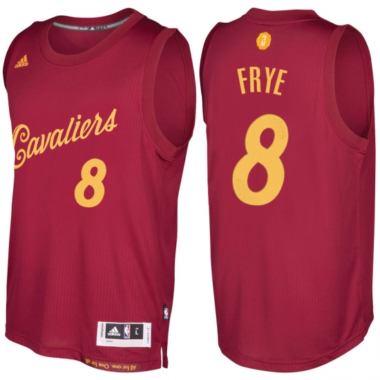 Men's Cleveland Cavaliers #8 Channing Frye 2016-2017 Christmas Day Burgundy NBA Swingman Jersey - Ujersey