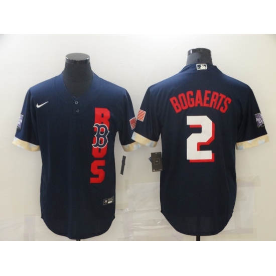 Men's Boston Red Sox #2 Xander Bogaerts Nike Navy 2021 All-Star Game Replica Jersey - Ujersey