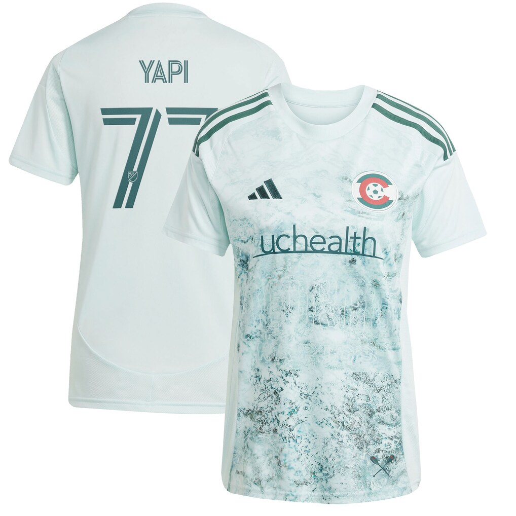 Women's Colorado Rapids Darren Yapi adidas Green 2025 Headwaters Replica Jersey - Ujersey